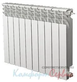 Биметаллические радиаторы WEIZAO 500х80 (10 секций Арт. 01.03)