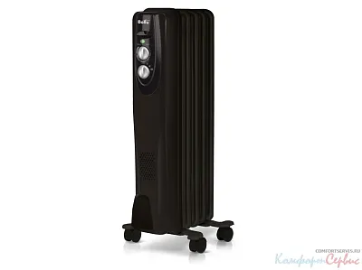 Масляный радиатор Ballu Classic black BOH/CL-05BRN 1000 (5 секций)